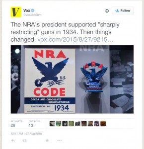 Vox NRA Error Tweet